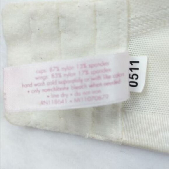 Cacique Lane Bryant Womens Bra Smooth Satin Full Coverage 44DD Ivory Bisque - Picture 6 of 7